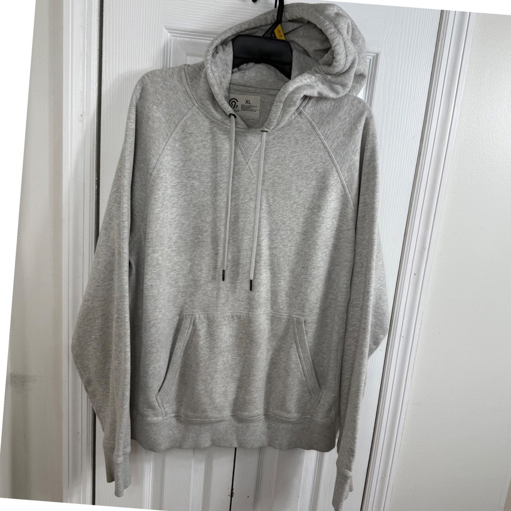 Champion C9 Hoodie XL Gray Minimalist Athleisure Raglan Pullover Sweatshirt